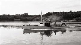 1958 - Lensmannsbåten - Sunde i Sunnhordaland
